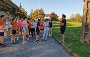 reprise de l entraînement 