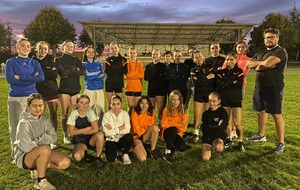 Entrainement de nos jeunes avec Corentin à La Loge