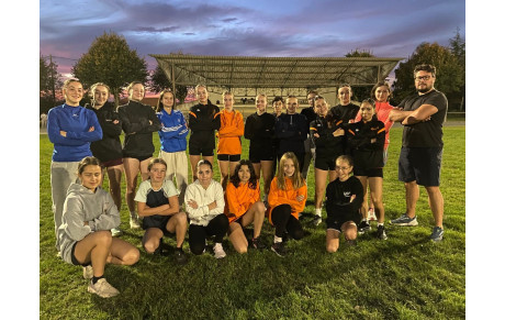 Entrainement de nos jeunes avec Corentin à La Loge